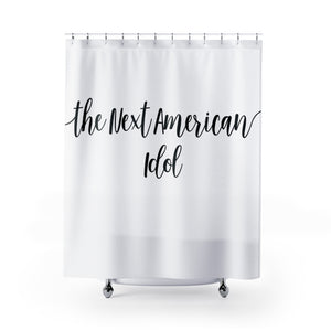 The Next American Idol Shower Curtain, American Idol Shower Curtains, Shower Decor, Bathroom Decor - Portraits & Co