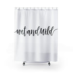 Wet and Wild Shower Curtain Wet and Wild Shower Curtains Shower Decor Bathroom Decor - Portraits & Co