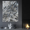 Abstract Grey Vision - Canvas Art