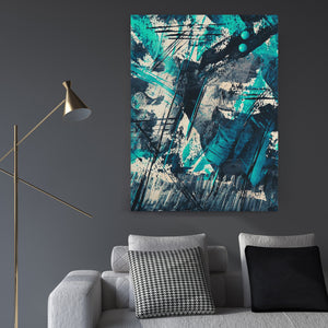 Abstract Color Mash - Canvas Art