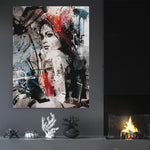 Abstract Woman - Canvas Art