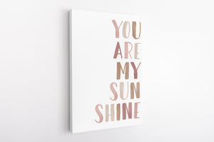 You are my sunshine - Canvas Art