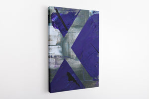 Blue Abstract- Canvas Art