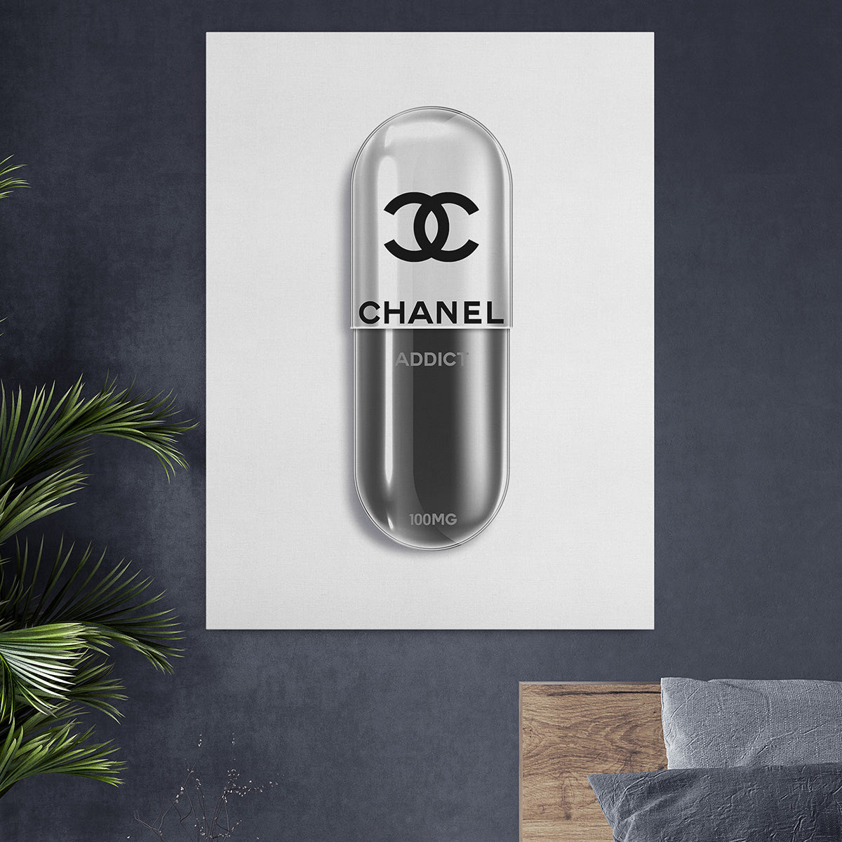Chanel Canvas Art in Dubai. Delivery in 2-5 days – Portraits & Co