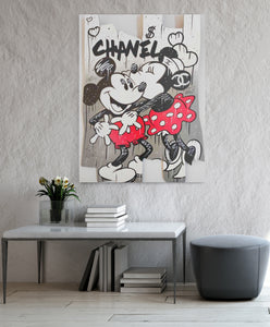 Minnie & Mickey(3.5cm Gallery Depth)