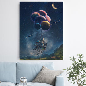 The House In The Universe - Canvas Art