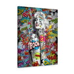 Pop Art Marilyn Monroe (3.5cm Gallery Depth) - Portraits & Co