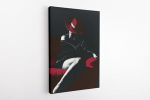 The Woman in a Hat - Canvas Art