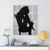 Silhouette Woman - Canvas (3.5cm Gallery Depth) - Portraits & Co