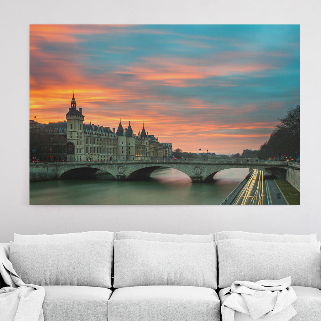 Parisian Bridge - Canvas Art