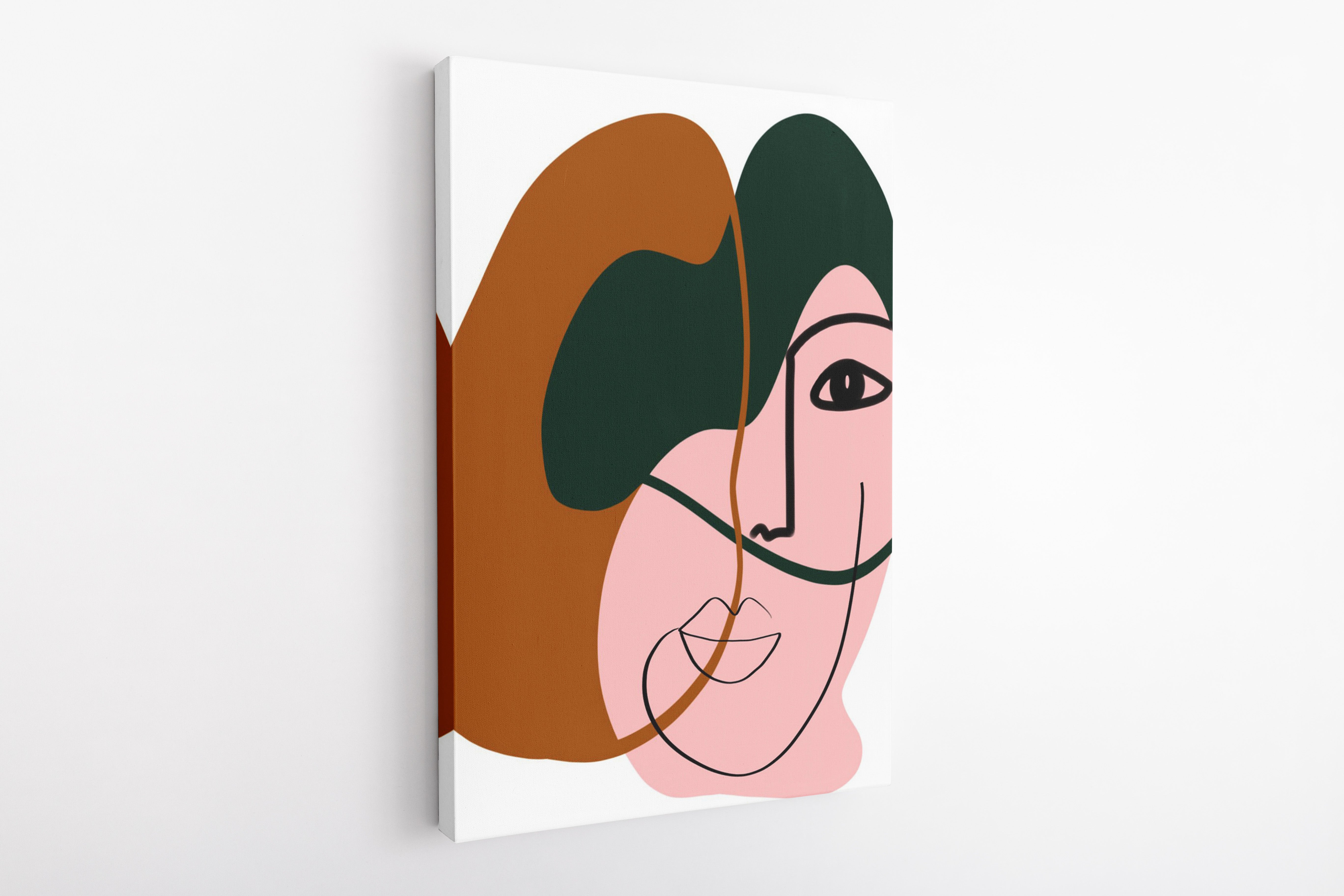 Picasso's Abstract Modern Art Woman's face - Canvas Art