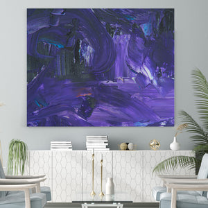 Abstract Purple - Canvas Art
