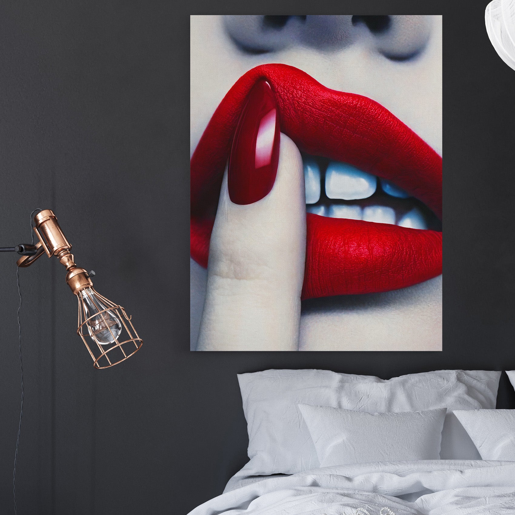 All You Need is Red Lipstick - Canvas Art