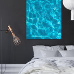 Blue water  - Canvas Art