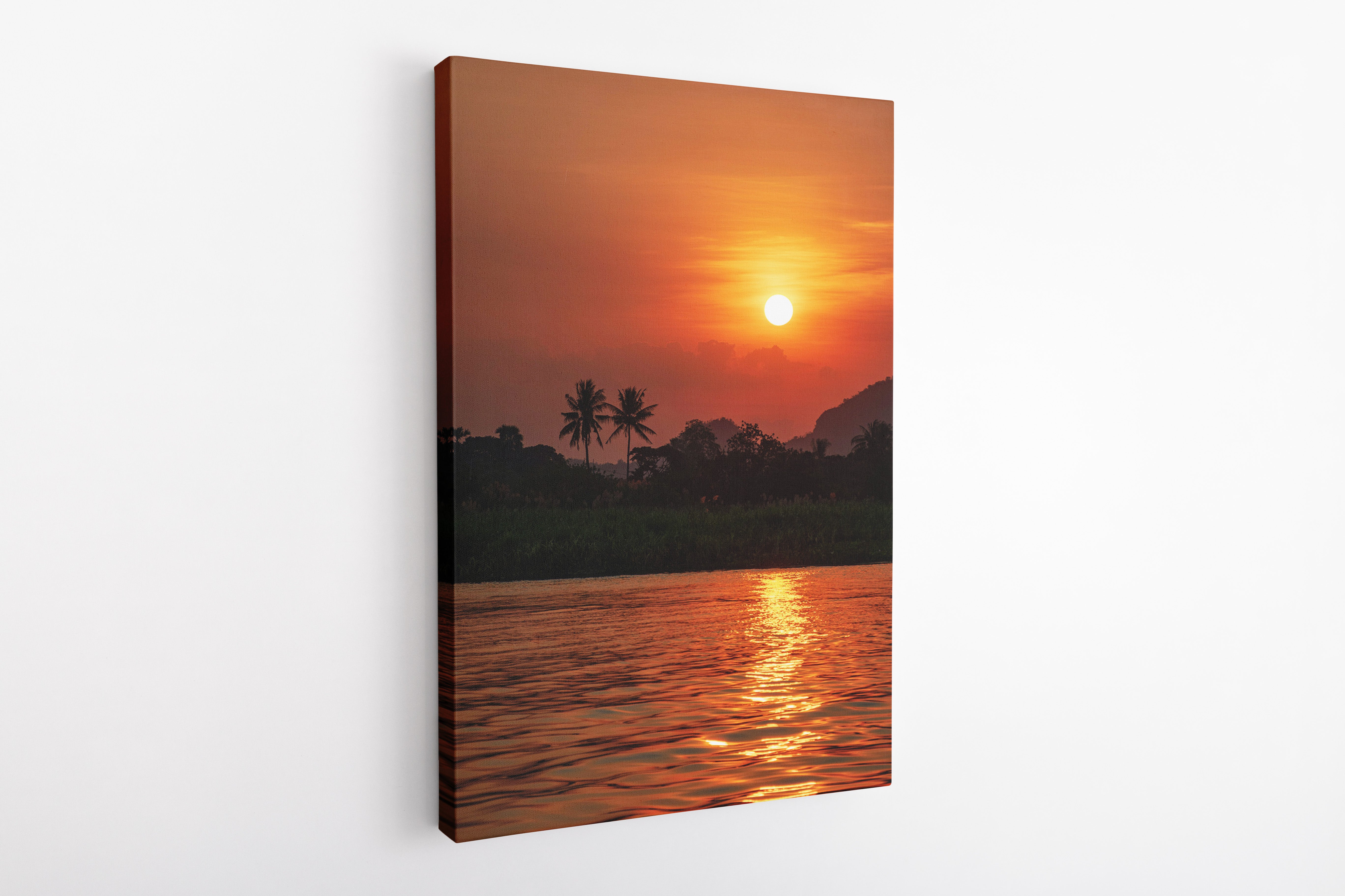 Island sunset - Canvas Art