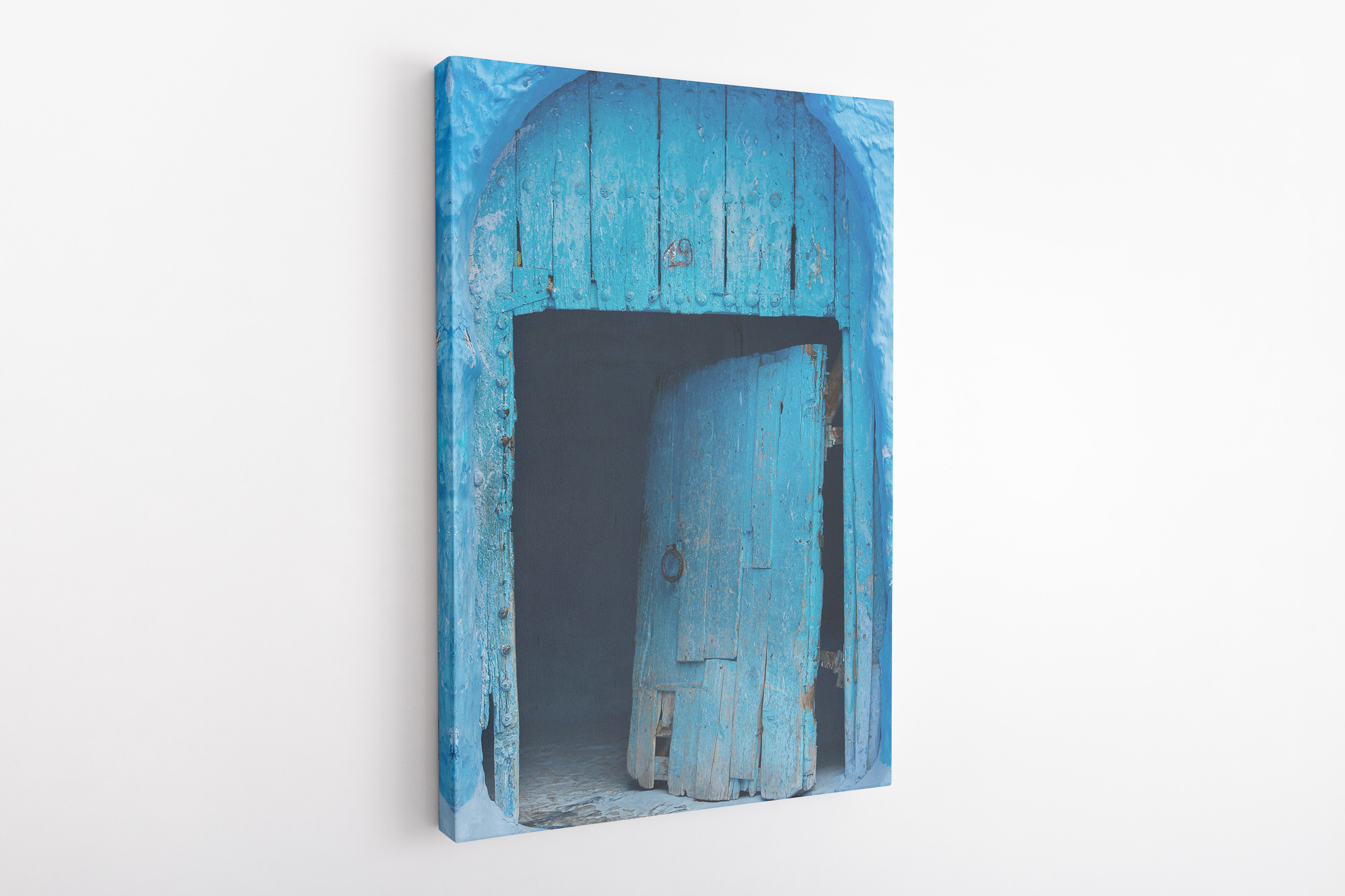 Blue door - Canvas Art