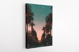 Los Angeles sunset - Canvas Art