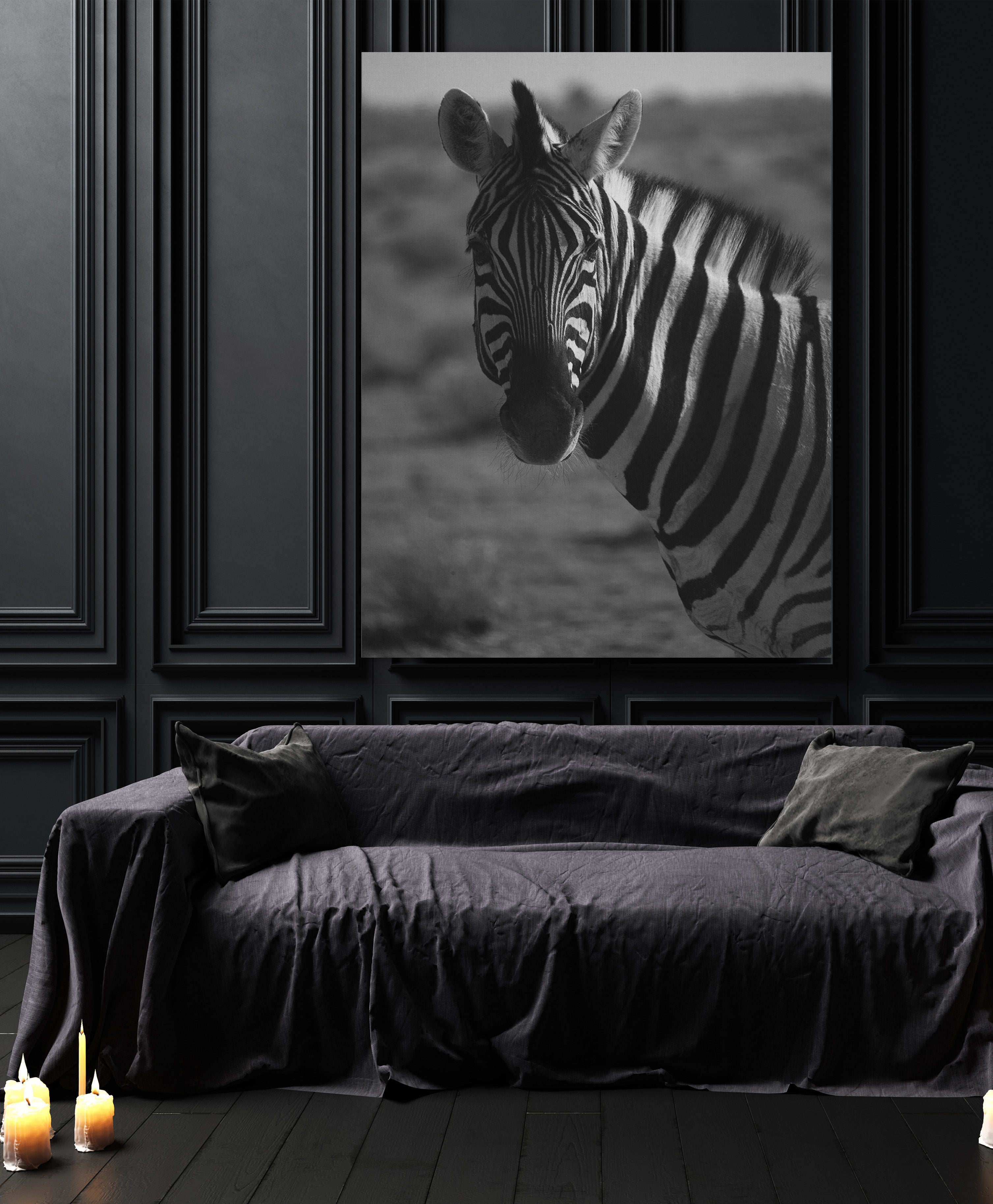 Black and white  - Canvas Art