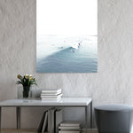 Cloudy surf day - Canvas Art