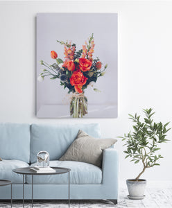 Flower bouquet  - Canvas Art