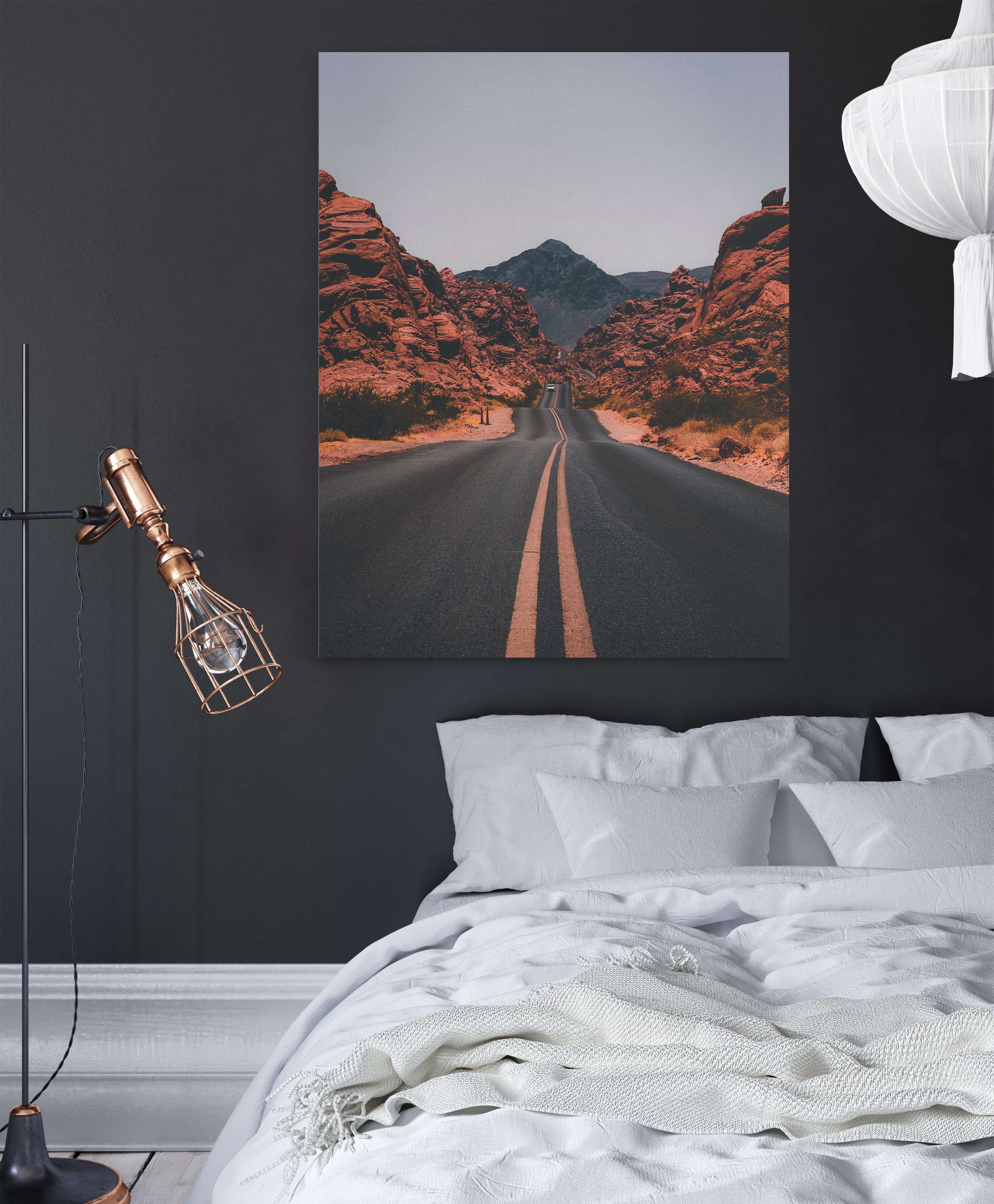 Street to nowhere - Canvas Art
