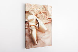 Ballet shoes - Canvas Art