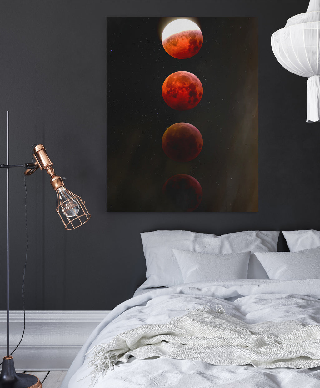 Planets in line -  Canvas Art