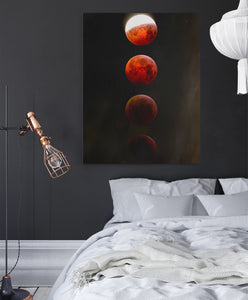 Planets in line -  Canvas Art